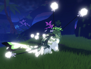 Glow Tail + Glimmer Clovilowper, back view