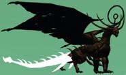 Hightlighted Glow Tail Guardian Dragon