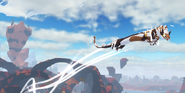 Piebald Norskogg's flying trail effect