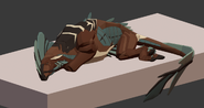 Old Gloracus laying pose
