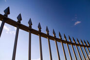 The fence photograph referenced in Banishii's design