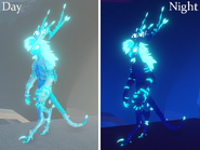 Diamond + Glimmer Idrabark in-game day/night