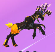 Old custom Glow Tail + Glimmer Cenicara; note the glowing parts on the hind legs