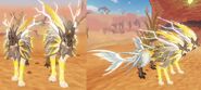 Dwarfism (left) and normal (right) Thundrake