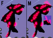 The Glimmer regions of the Cupuere, highlighted with a Void palette