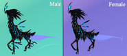Custom Glow Tail + Glimmer Boreal Warden, highlighted