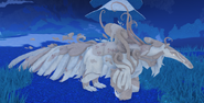 Leucistic female Aseliorus in-game at night