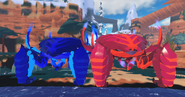 Custom Gigantism (right) and Sapphire (left) Kavouradis
