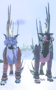 Custom Dwarfism (left) and normal (right) Gloracus