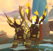 Dwarfism (left) and elder Glimmer (right) Yggdragstyx