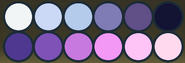 Frigilinx's primary color palette
