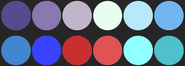 Dowatt's secondary color palette