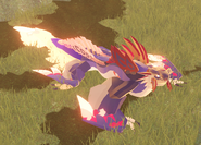 Old custom Glow Tail Zwevealisk; note the glow on the wing tips and feet
