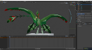 Brequewk's completed model rigged