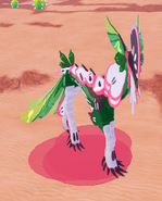 Aholai's blood, which is hot pink