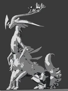 Uncolored sitting pose