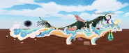 Olatua size comparison, side view