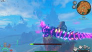 Iztajuatl's Glimmer; it only glimmers the eyes on its tail, which makes it difficult to tell whether it's glimmer or not