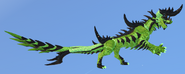 Custom Clover male Chrysos, colored in black to highlight the mutation