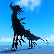 A silhouette of Boreal Warden on its own