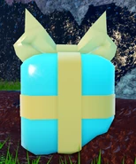 The Blue Giftbox in-game