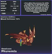 Phyremia in menu (Legacy version)