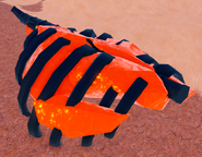 Iztajuatl's Legacy carcass features red-orange flesh and black bones