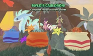 Mylo's Cauldron Mini-game located at The Volcano