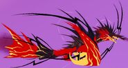 Shimmer (red) + glimmer (yellow) Vivoltex highlighted