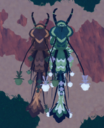 Default Gigantism male (right) and Costume regular male (left) Clovilowper, from above