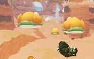 During the mini-game, other creatures turn into thanksgiving turkeys if they are close enough to the player.