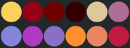 Phyremia's primary color palette