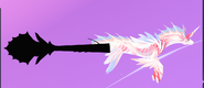 Custom Glow Tail Koipise, highlighted in black colors