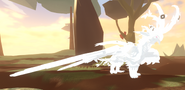 Albino male Saukuryn