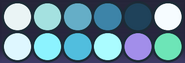 Wixpectr'o's primary color palette