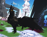 Melanistic + Glimmer Erridea; note the Glimmer is noticeable on the gems