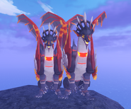 Dwarfism (left) and normal (right) Parahexilian