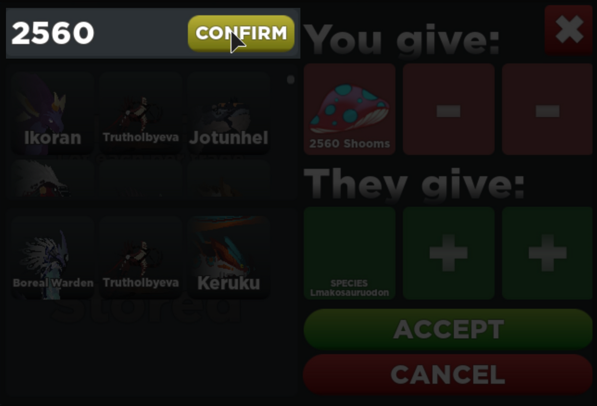 Trading adopt me for creatures of sonaria!(LF:jotunhel,ura,archalium,mush  etc) : r/CrossTrading_inRoblox