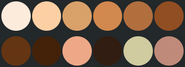 Cimmabu's primary color palette