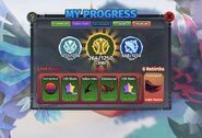 My progress/Mission tracker menu