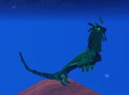 Emerald Norskogg; note that its flying trail effect is also green