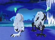 UshrumeshGigantismFront.png (787 KB) Gigantism default male (right) next to custom male (left) Ushrumesh, front view