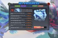 Sea missions menu.