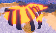 Parahexilian's Legacy carcass features glowing orange flesh and black bones