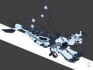 Modeled redesign, top view