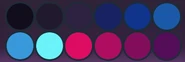 Auraron's primary color palette