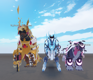 Size comparison with Empiterium and Ardor Warden, front view