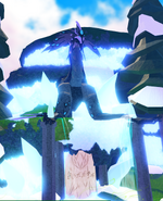 The Boreal Warden statue in Legacy