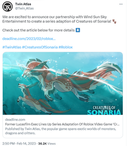 Roblox Game CREATURES OF SONARIA Series Expands with Multi