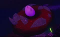Example of recode land nest, with only one old-textured egg.